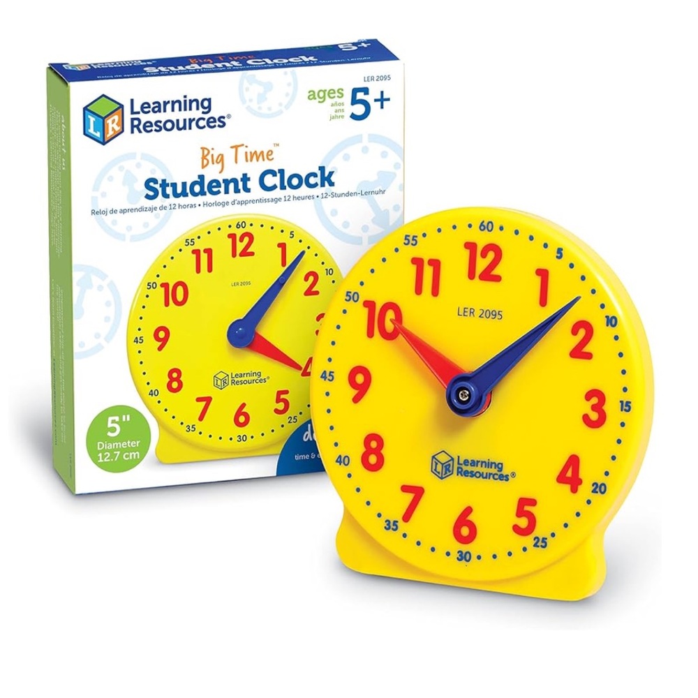 LEARNING RESOURCES Big Time Student Learning Clock